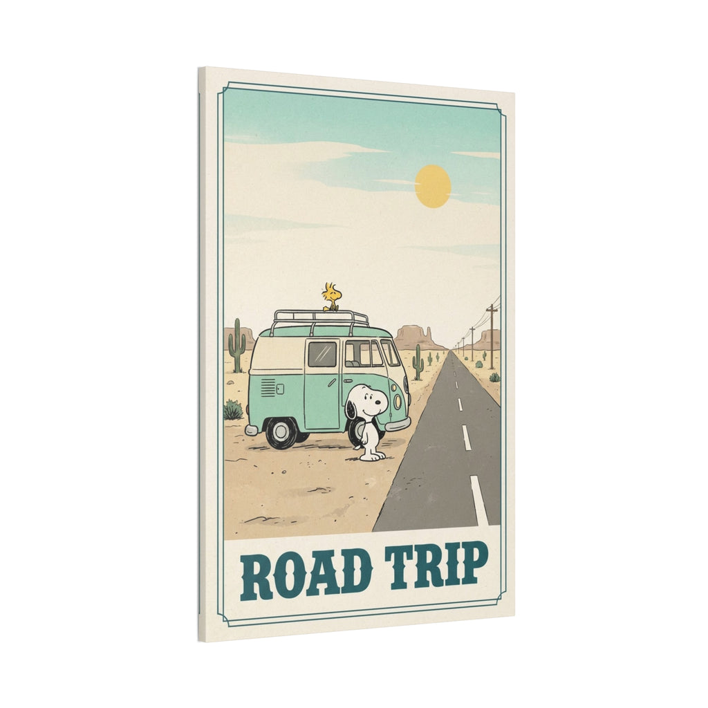 Snoopy Road Trip Canvas