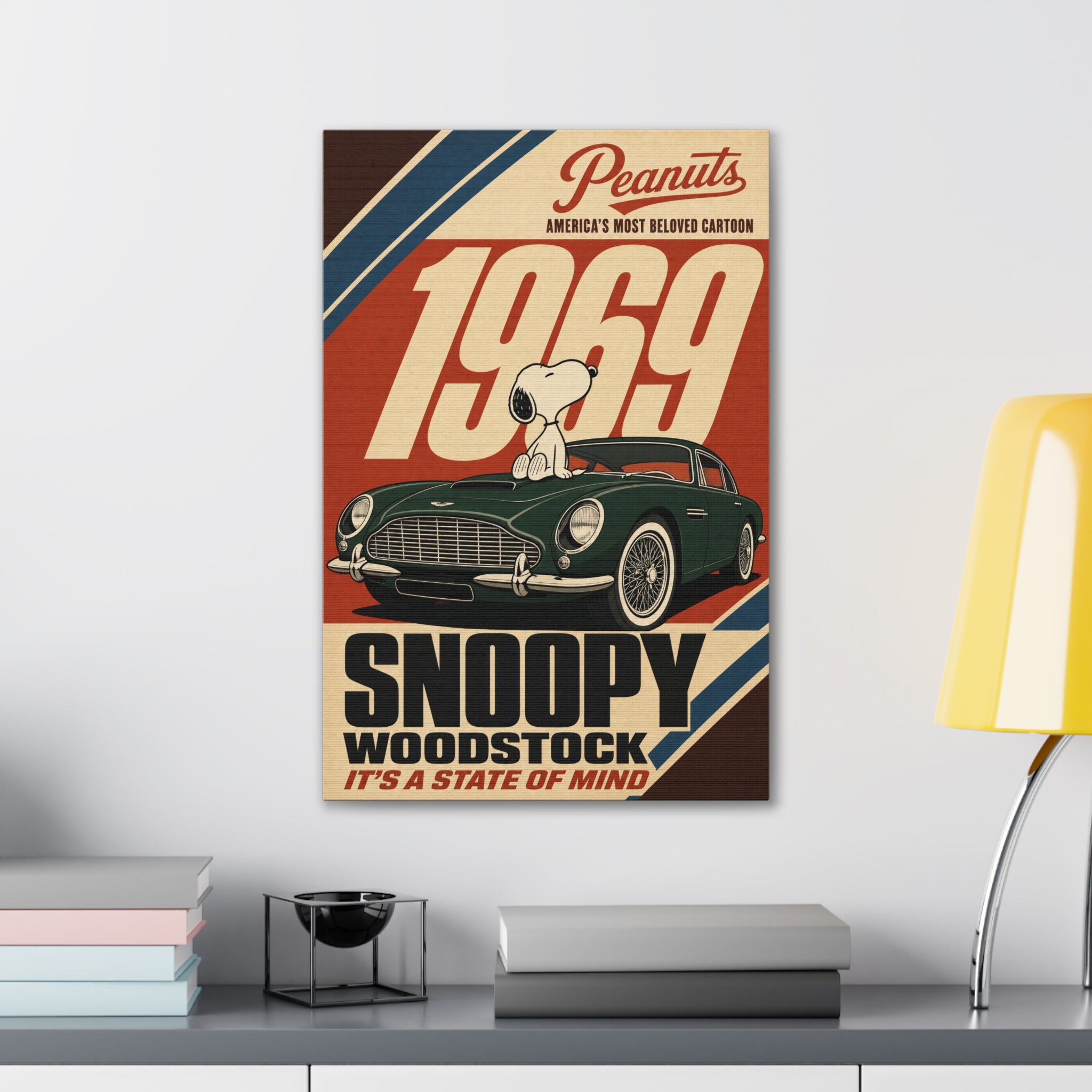 Woodstock 1969 Poster Canvas