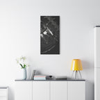 Black Sports Car Canvas