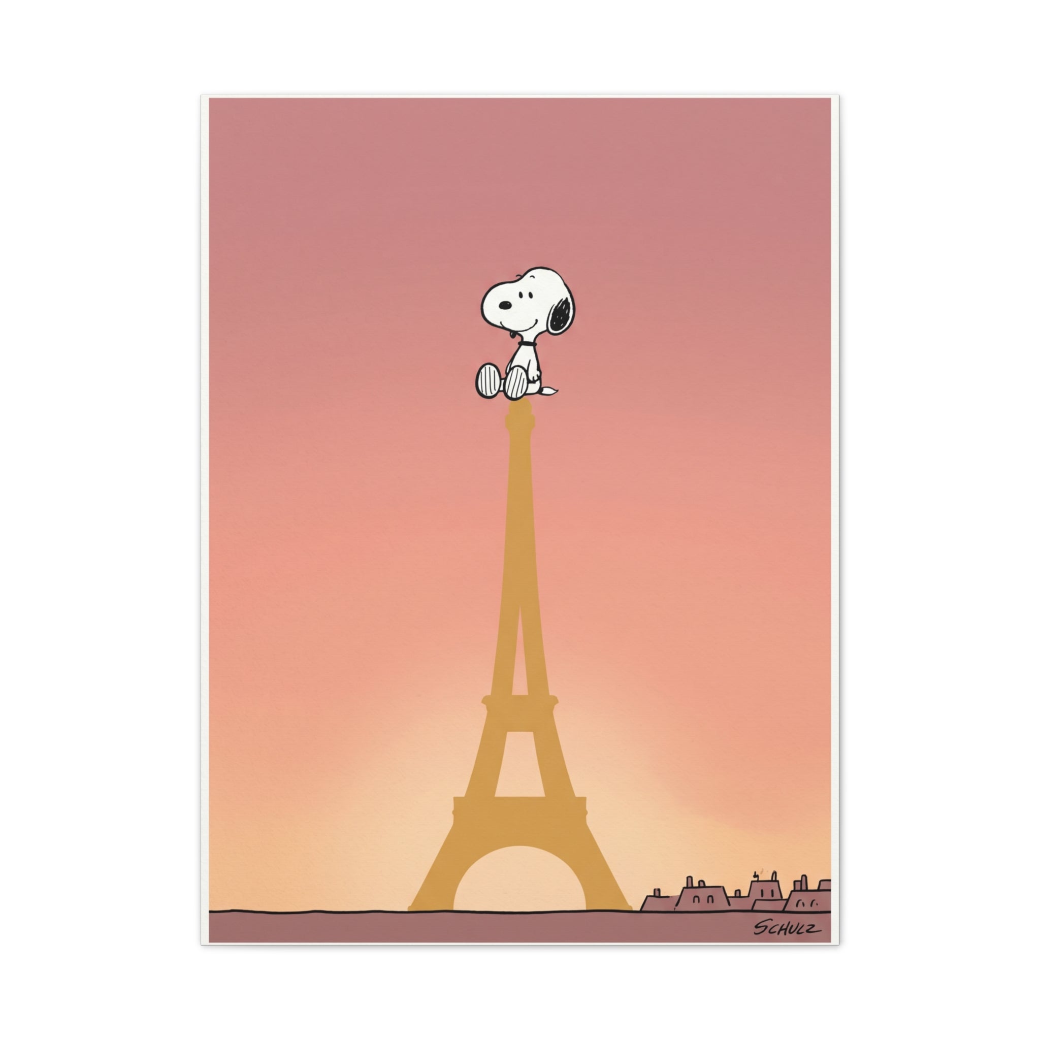 Eiffel Tower Canvas