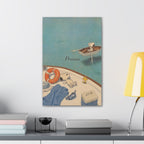 Snoopy Boat Scene Canvas