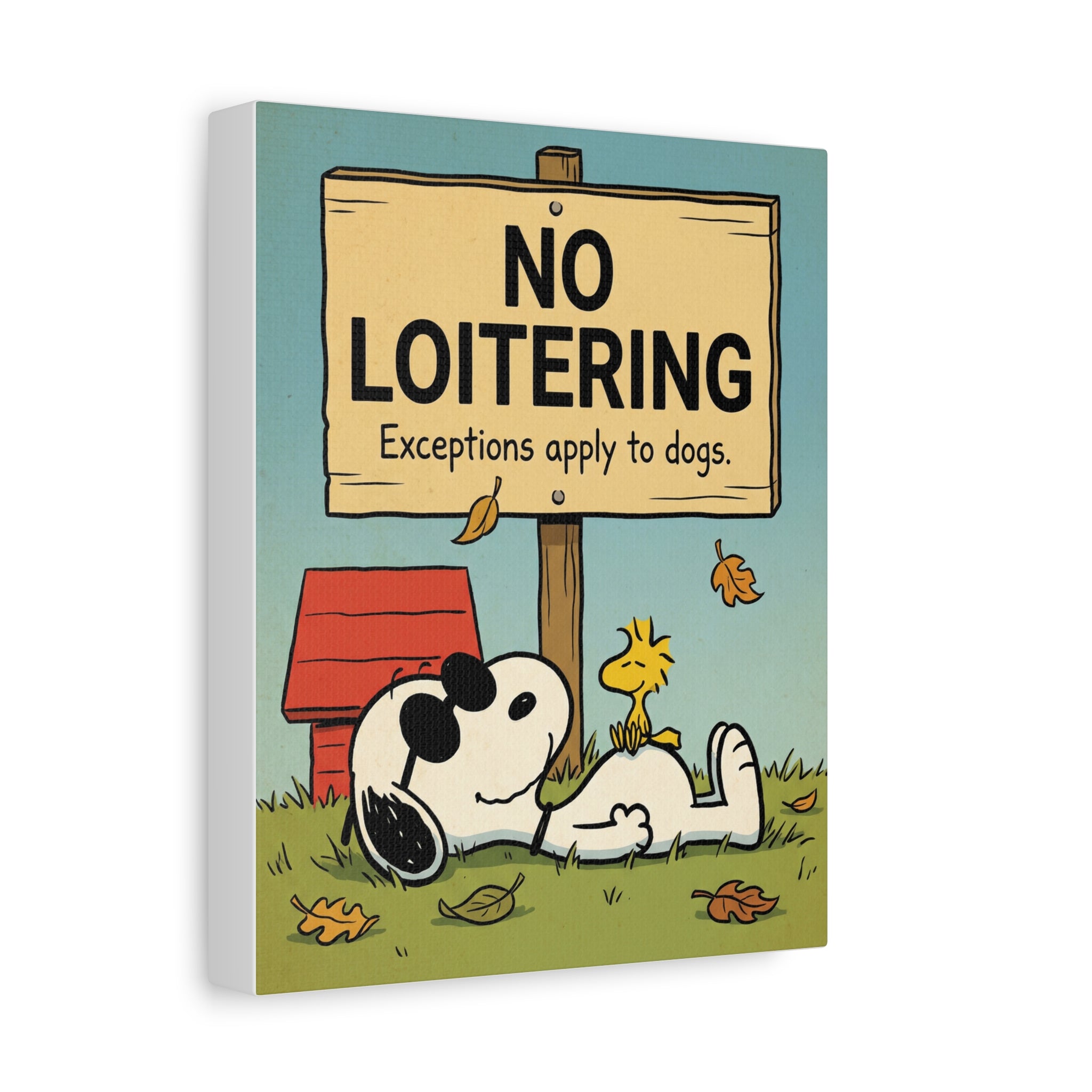 No Loitering Canvas
