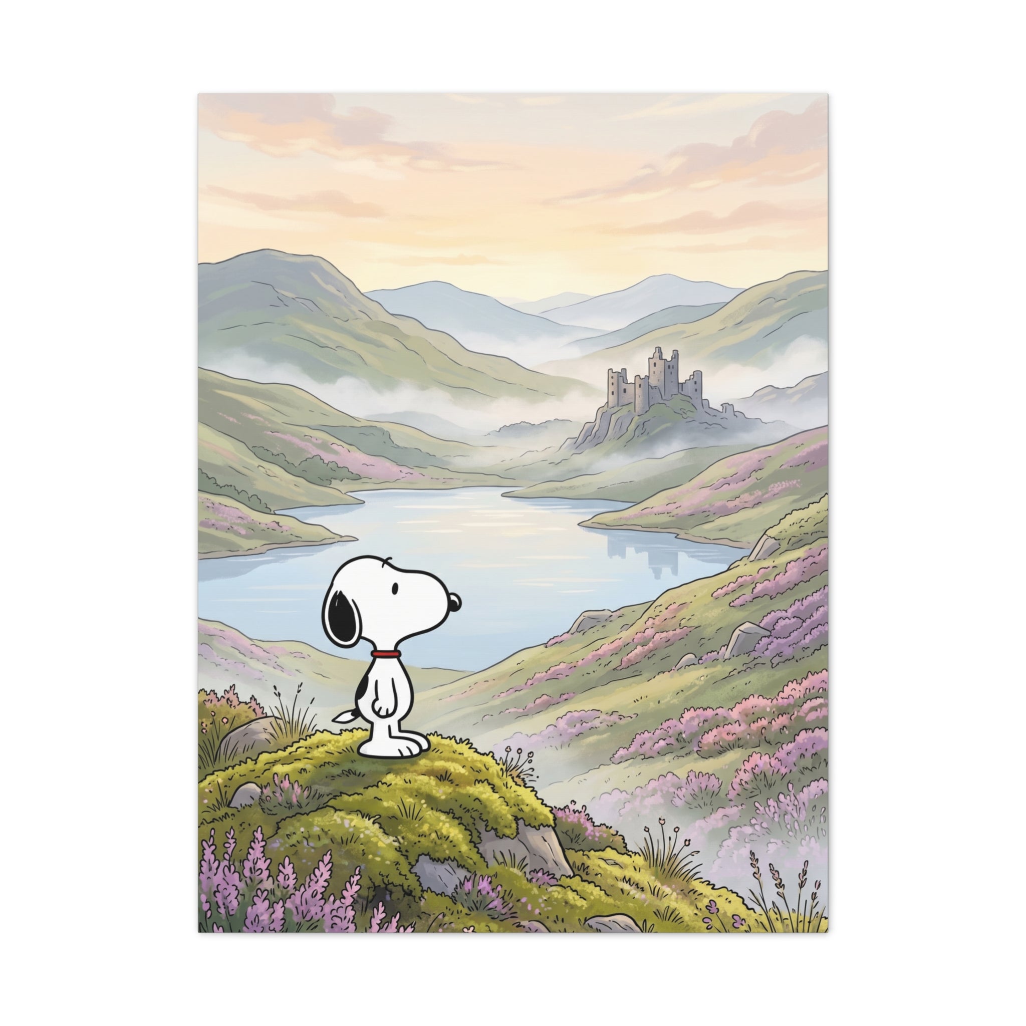 Scenic Lake Canvas