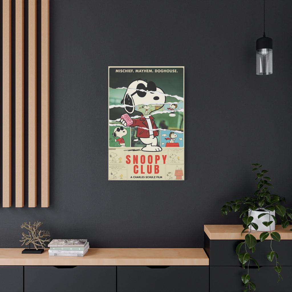 Snoopy Club Canvas