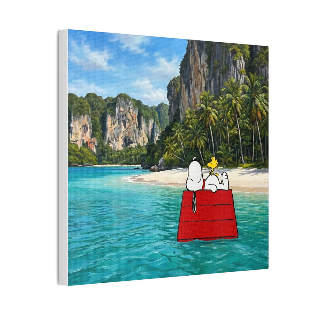 Woodstock Beach Scene Canvas