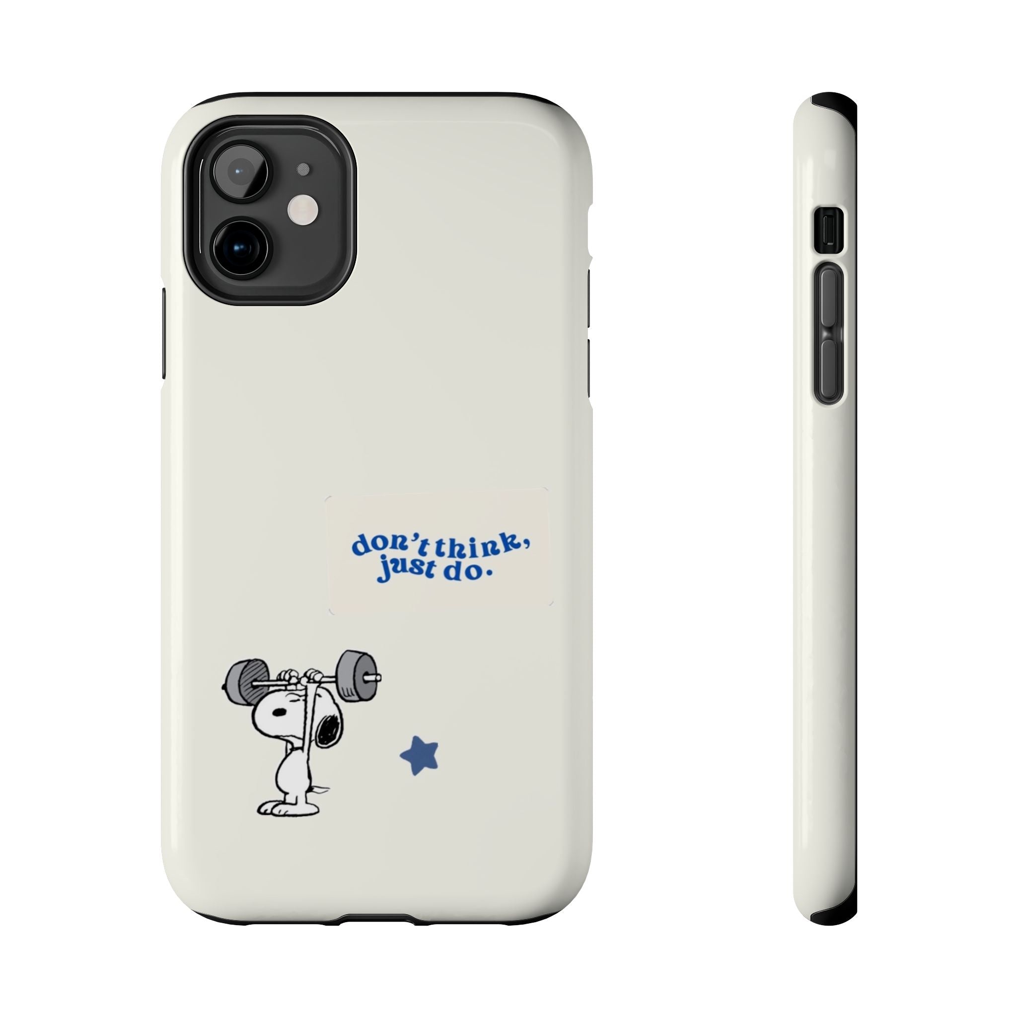 Snoopy Weightlifting Phone Case