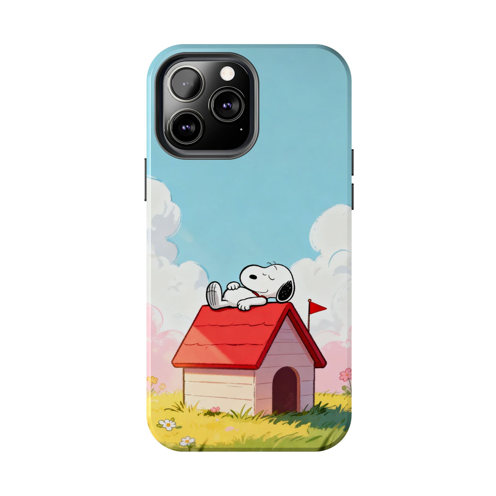 Relaxing Doghouse Phone Case