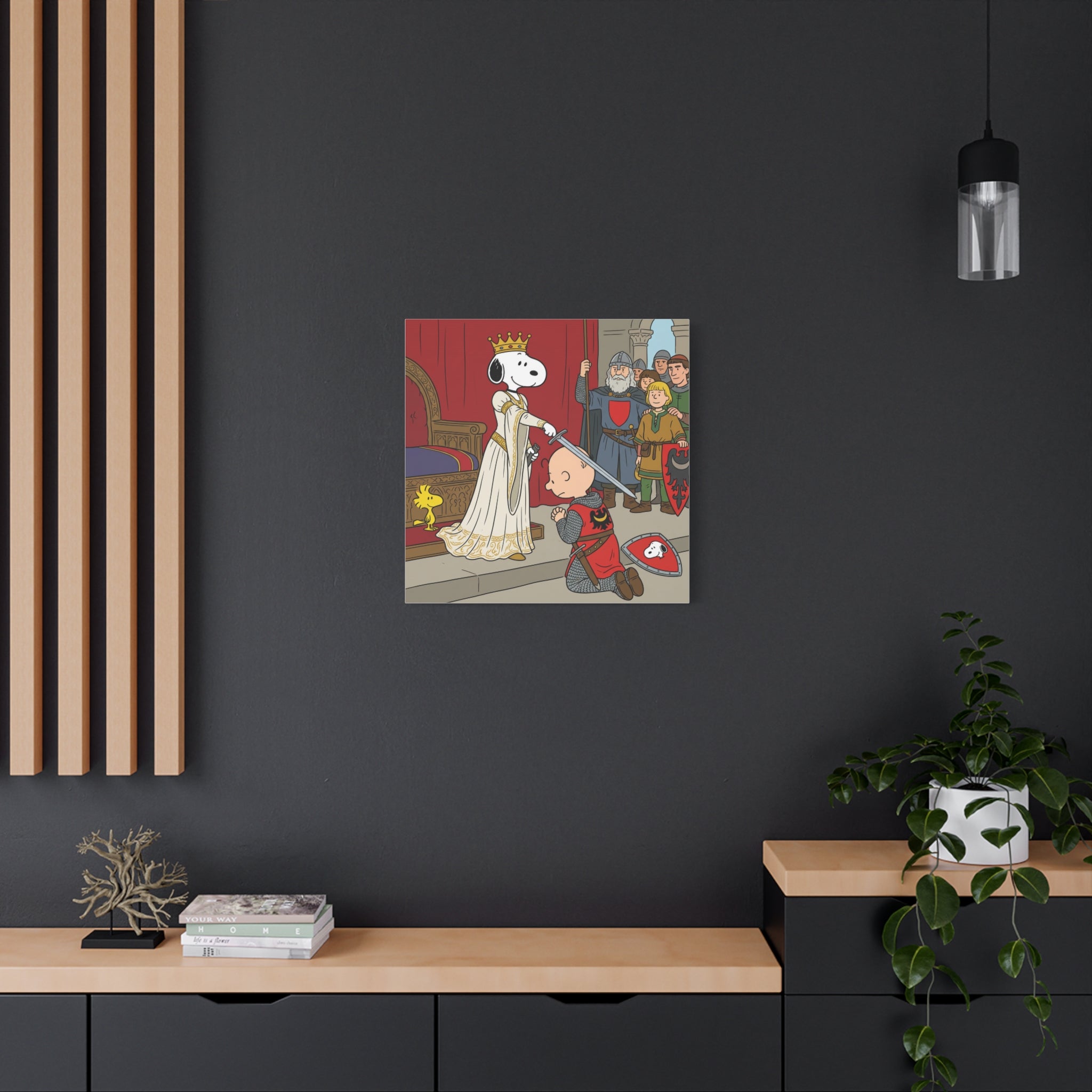 Snoopy Knight Canvas