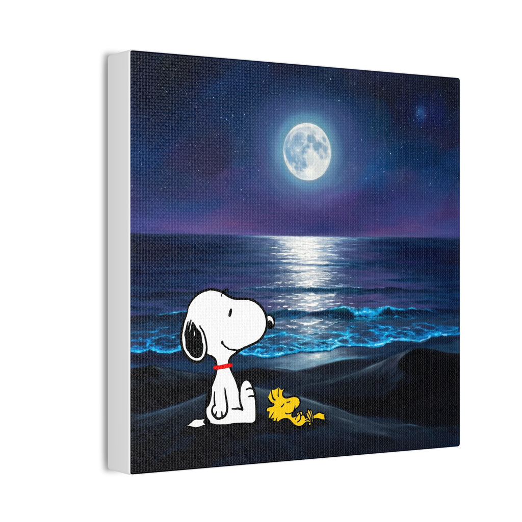 Moonlit Ocean Canvas