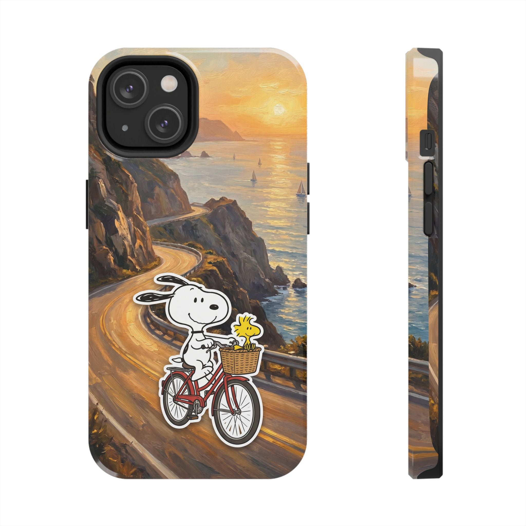 Snoopy Woodstock Bicycle Phone Case
