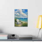 Teddy Bear Beach Canvas