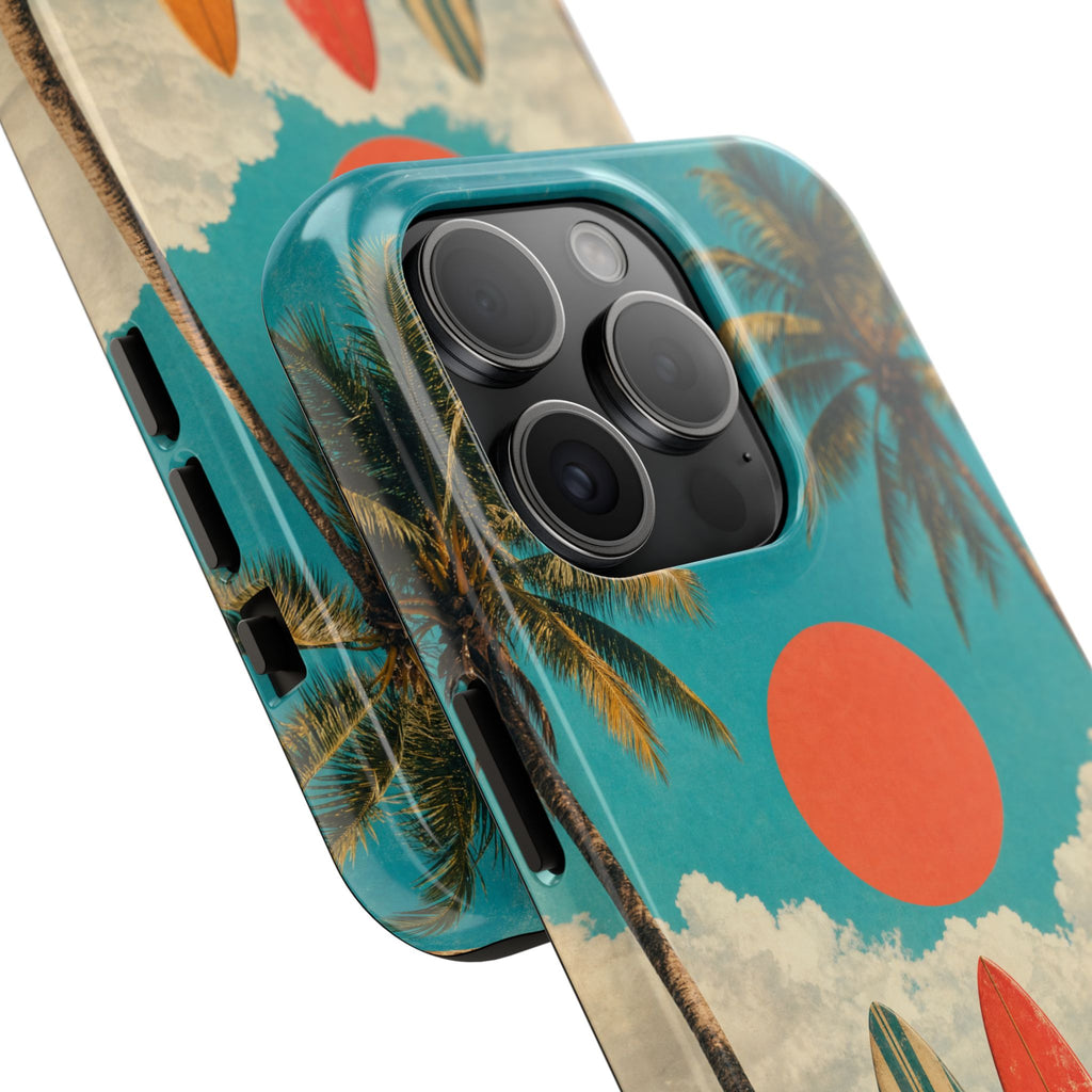 Retro Beach Sun Case