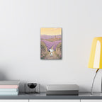 Snoopy in Lavender Fields Canvas