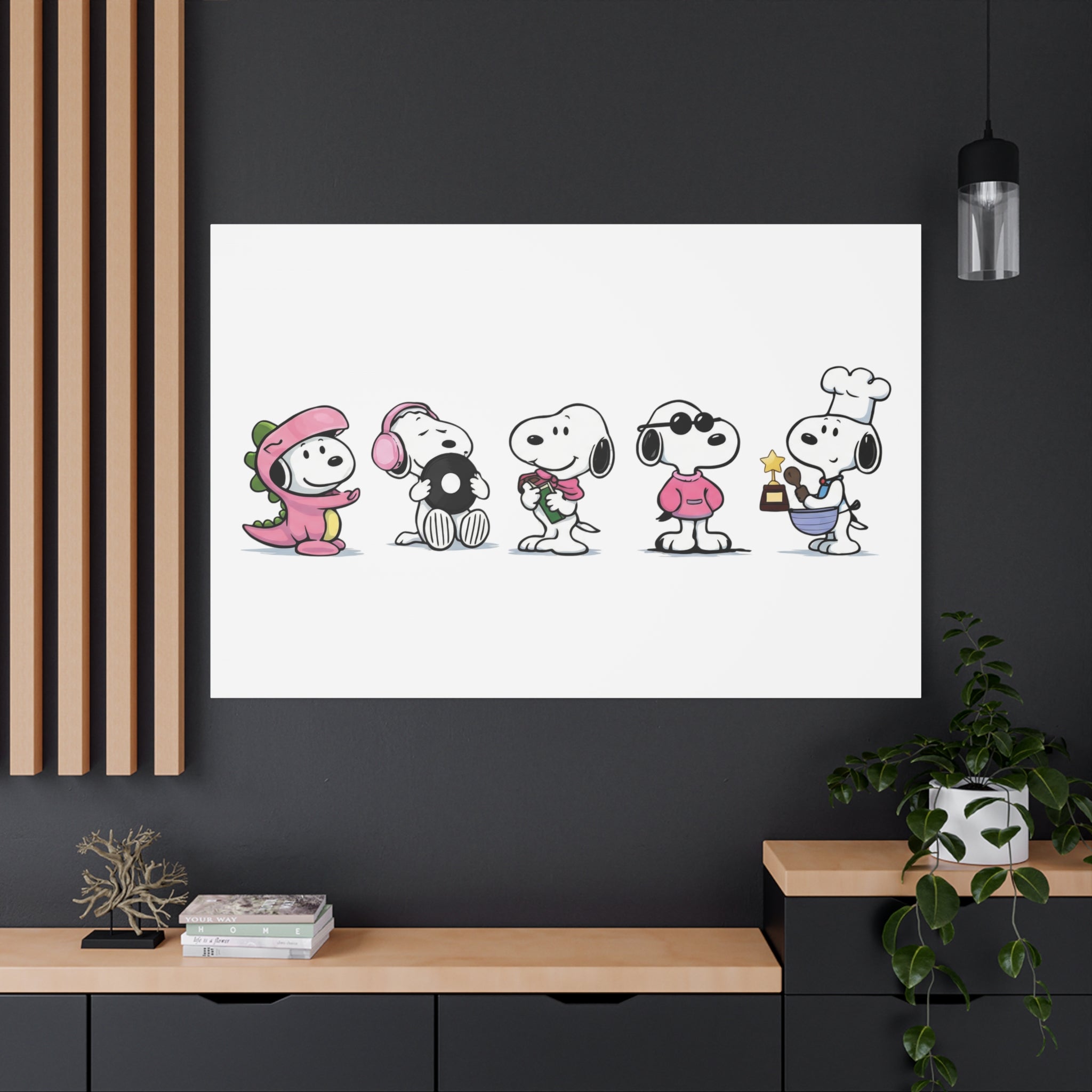 Snoopy Lineup Canvas