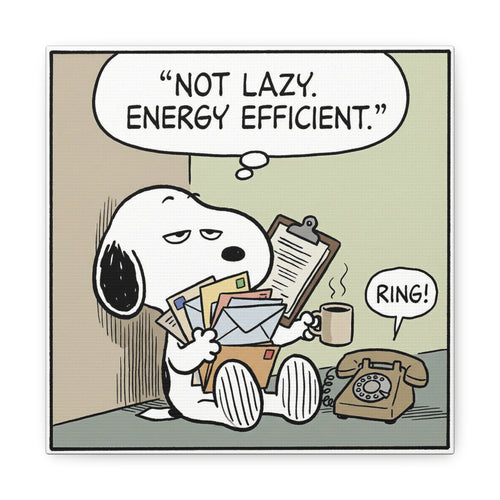 Energy Efficient Snoopy Canvas