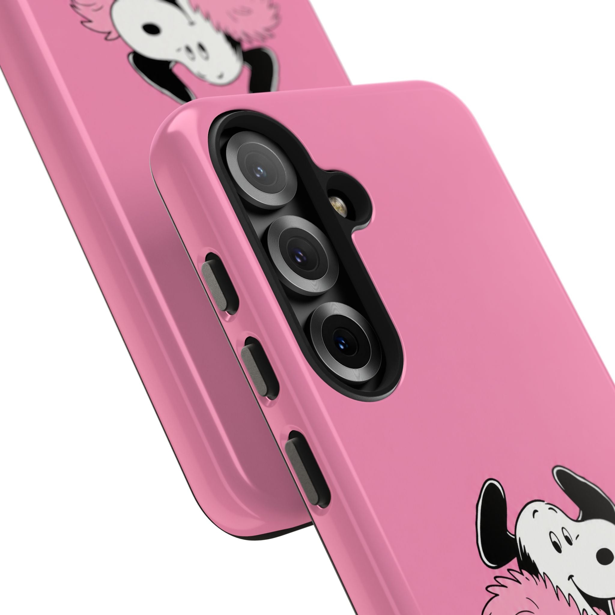 Pink Fuzzy Coat Case
