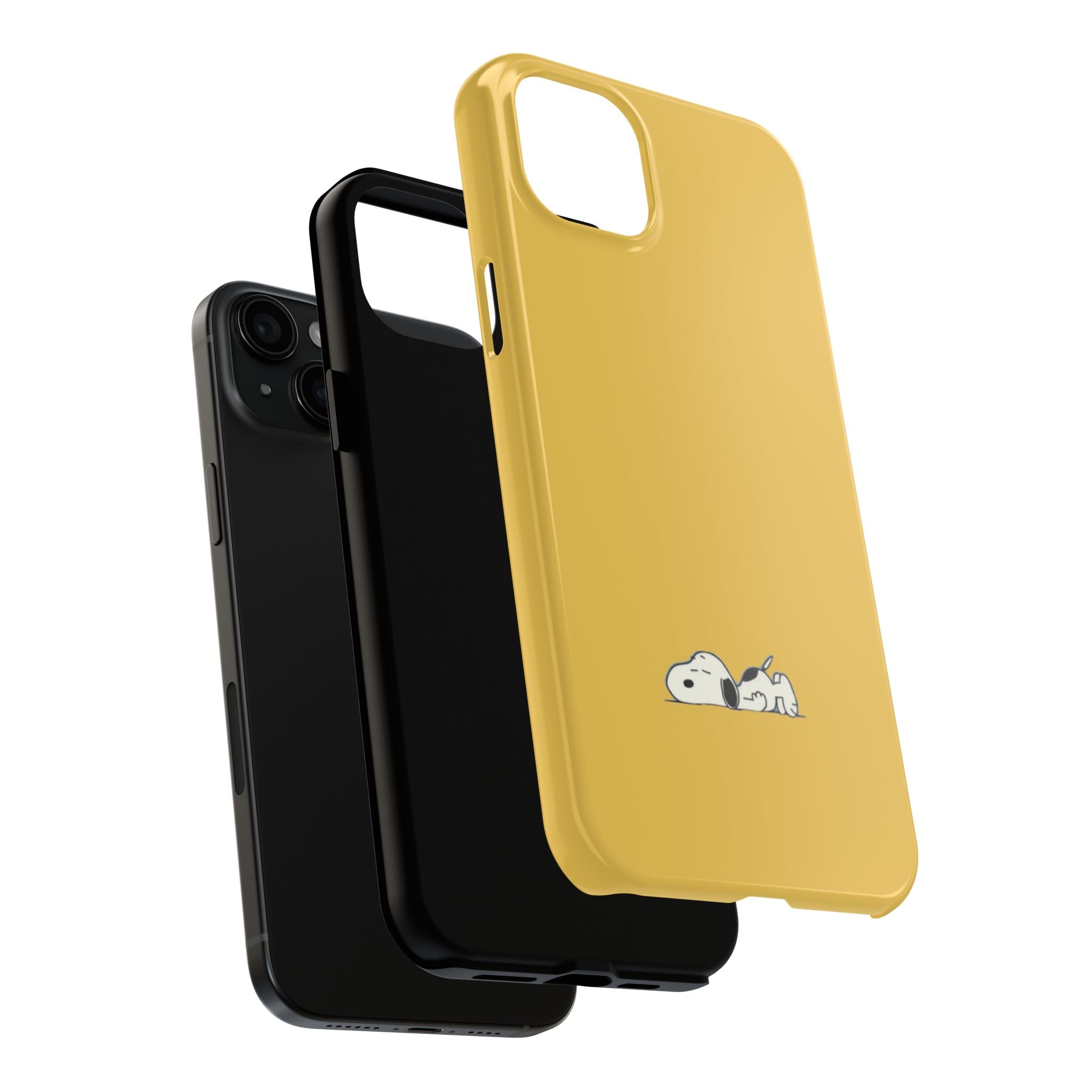 Sleeping Snoopy Yellow Phone Case