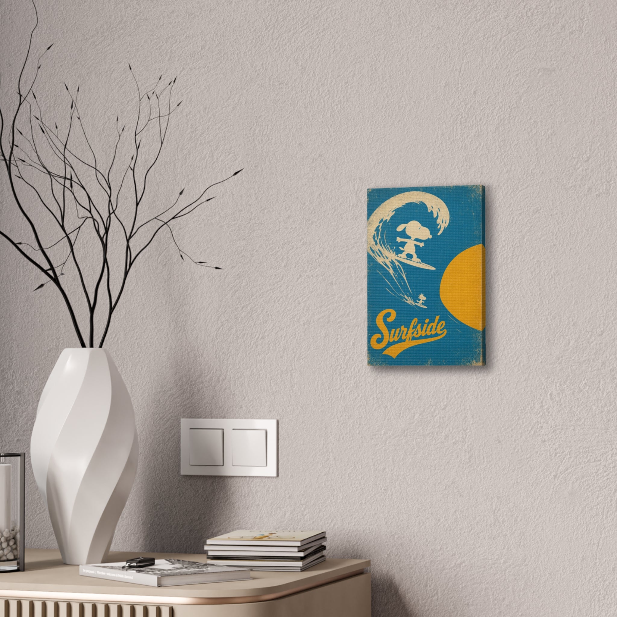 Surfside Snoopy Canvas