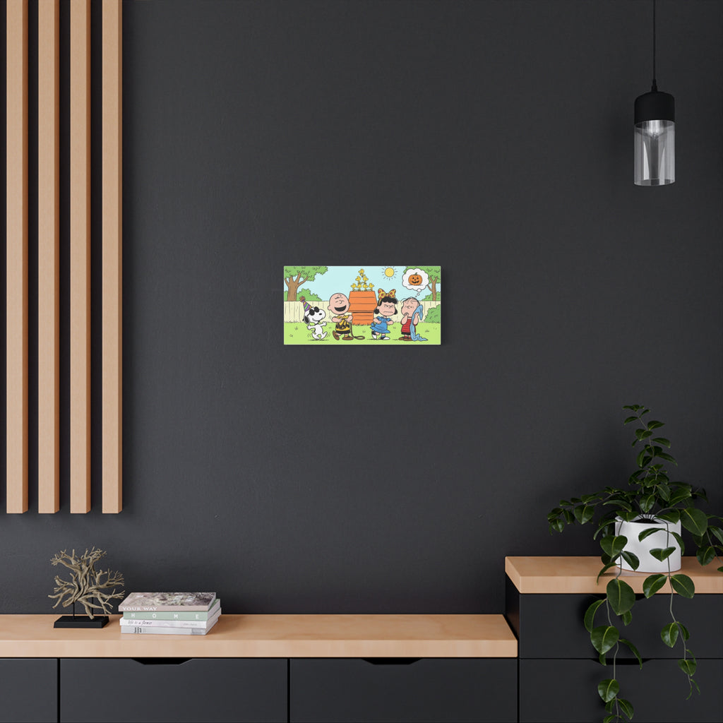 Peanuts Gang Halloween Canvas