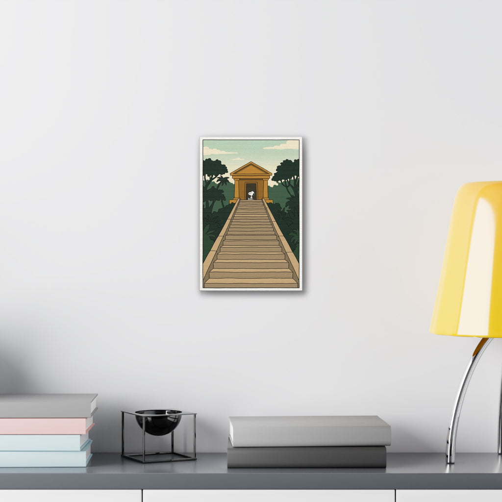 Temple Staircase Canvas