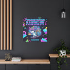 Procrastination Sport Snoopy Canvas