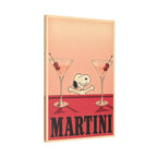 Snoopy Martini Poster Canvas