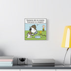 Snoopy Snack Detective Canvas