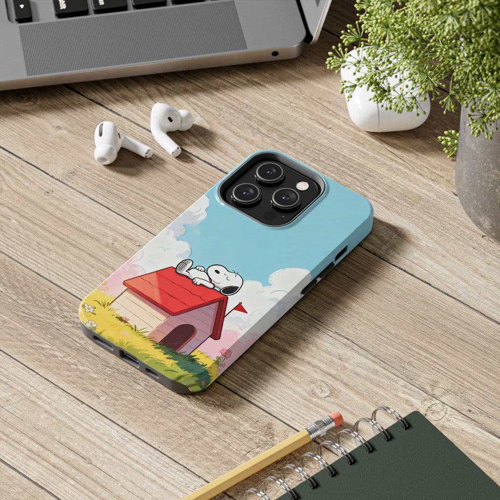 Relaxing Doghouse Phone Case