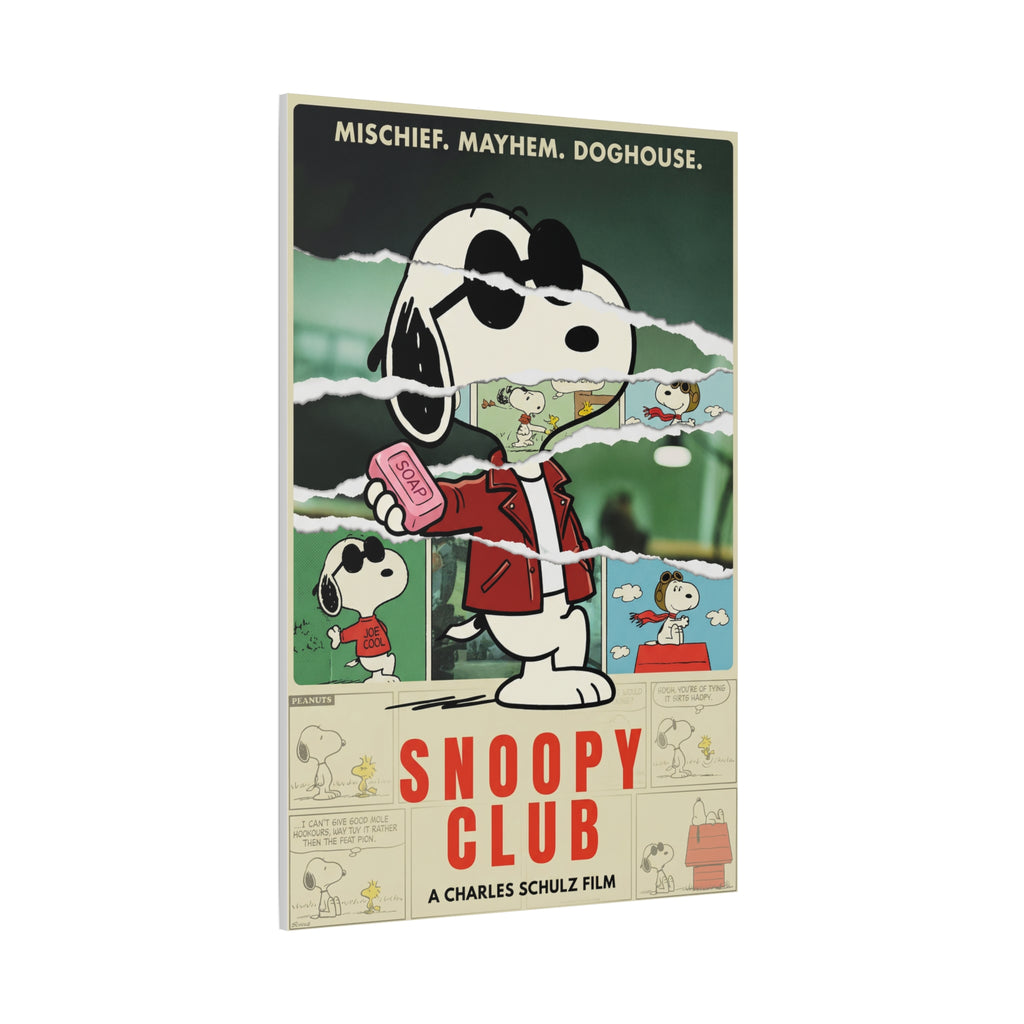 Snoopy Club Canvas