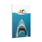 Snoopy Shark Surf Canvas