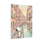 Snoopy in Venice Canvas