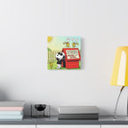 Snoopy Selfies Canvas
