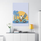 Surfboard Car Canvas