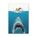 Snoopy Shark Surf Canvas