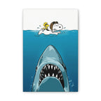Snoopy Shark Surf Canvas