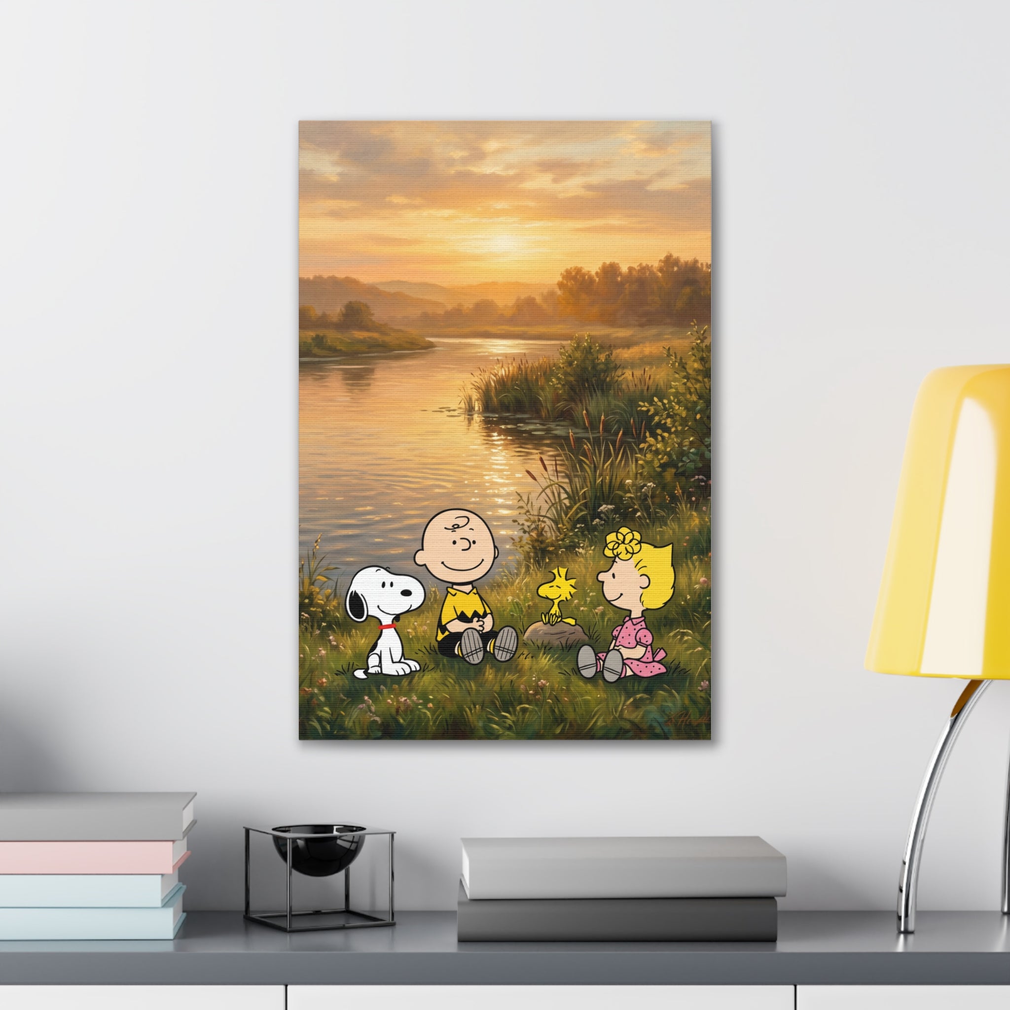 Peanuts Sunset Canvas
