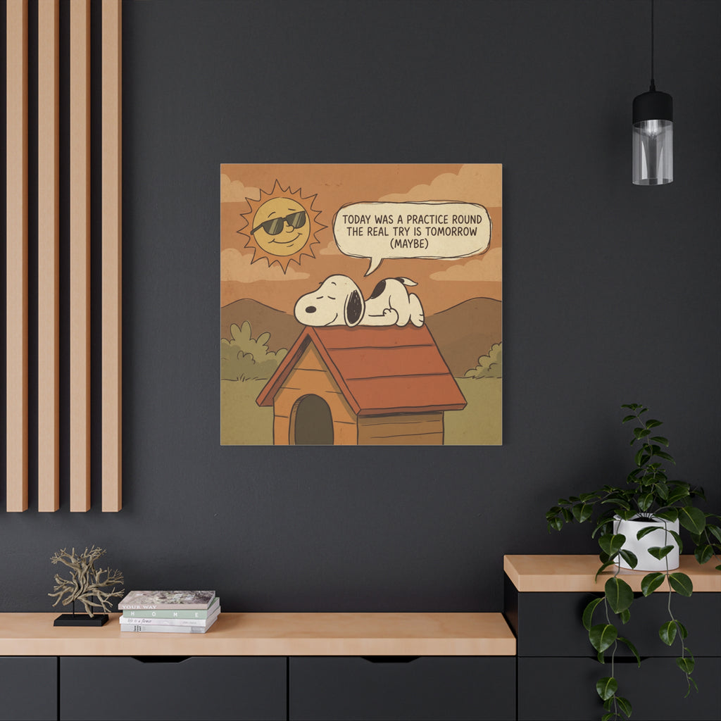 Doghouse Quote Canvas