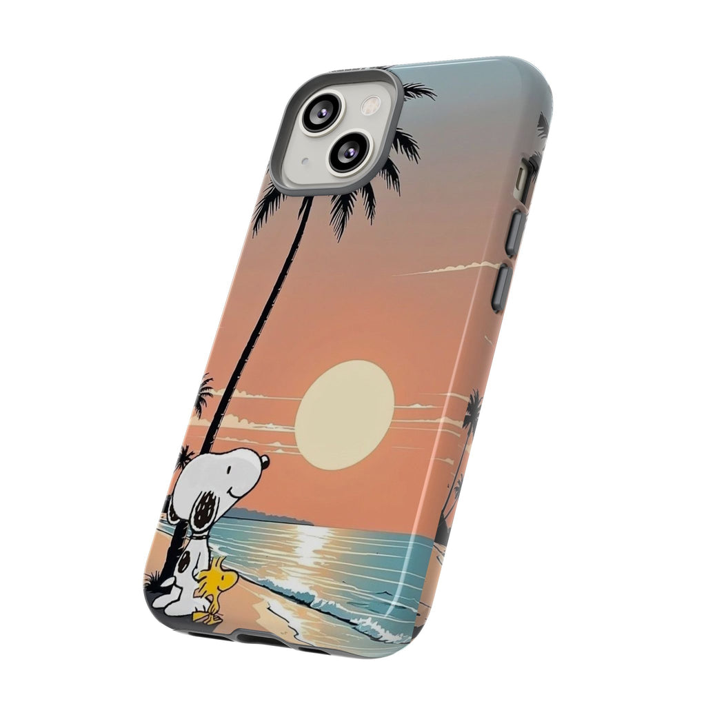 Snoopy Beach Sunset Phone Case