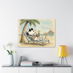 Tropical Aloha Beach Canvas