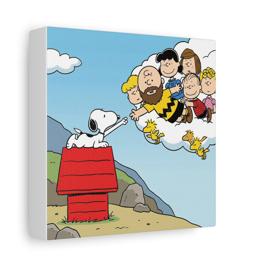 Snoopy Painting Reimagined Canvas