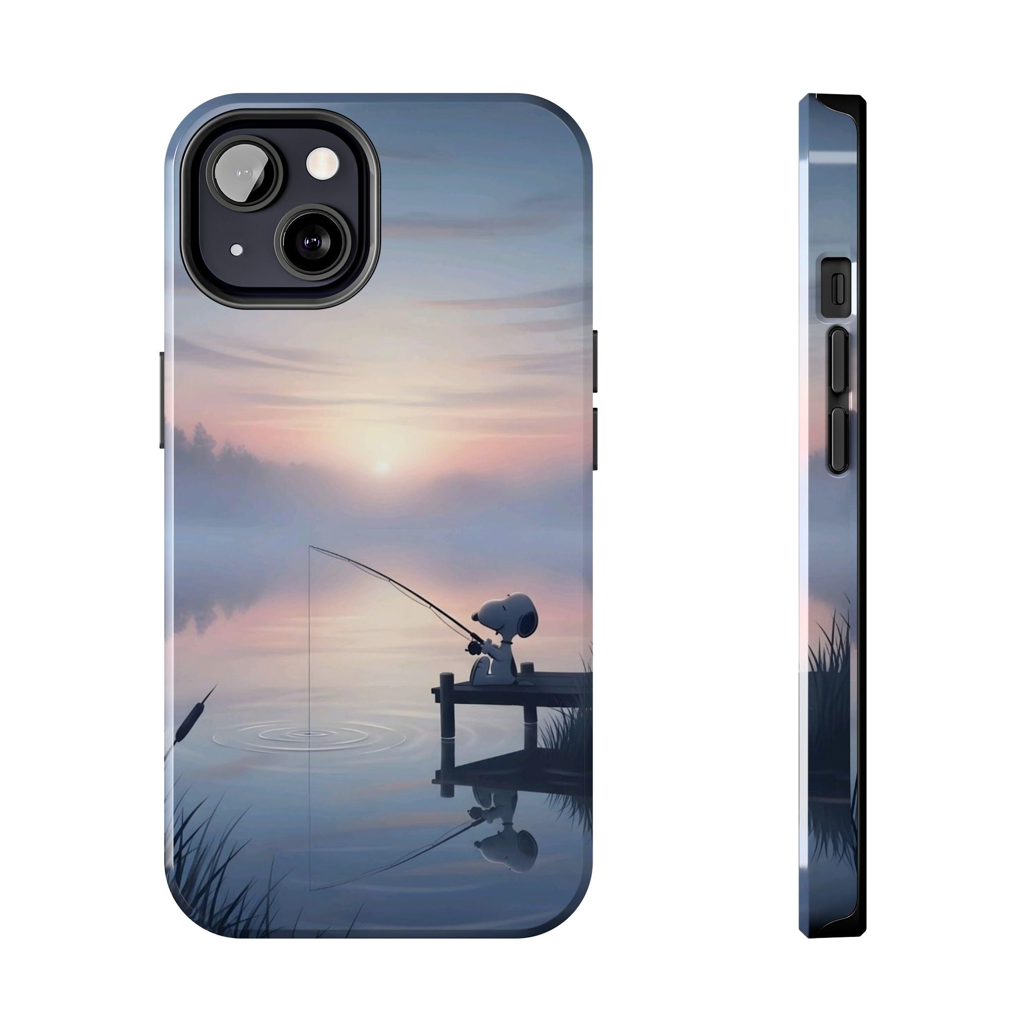 Sunset Fishing Phone Case