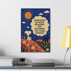 Snoopy Inspirational Quote Canvas
