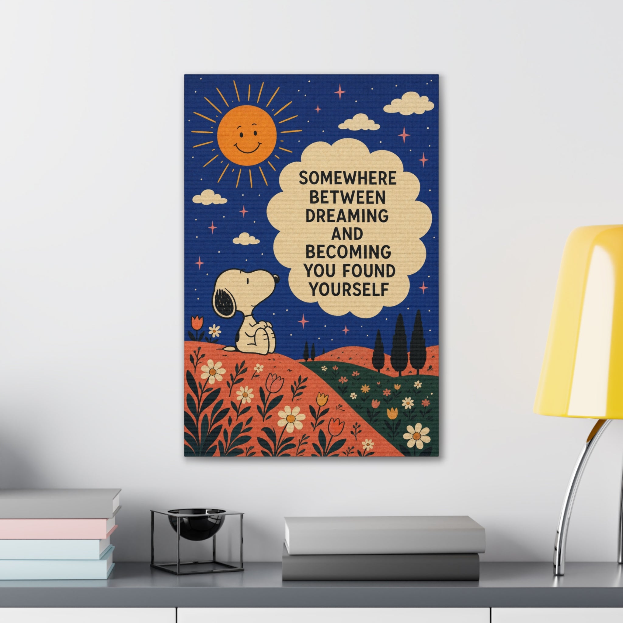 Snoopy Inspirational Quote Canvas