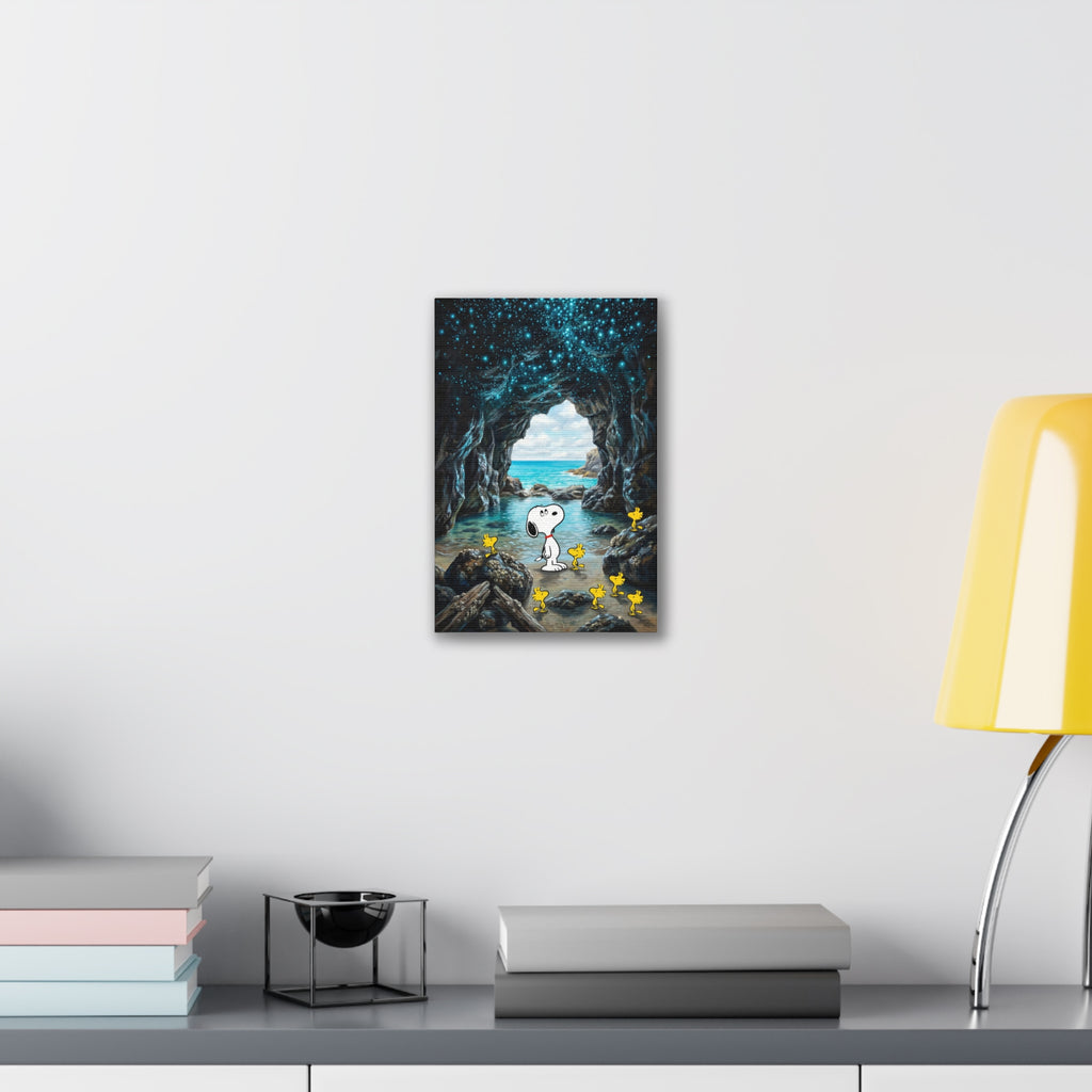 Beach Cave Canvas