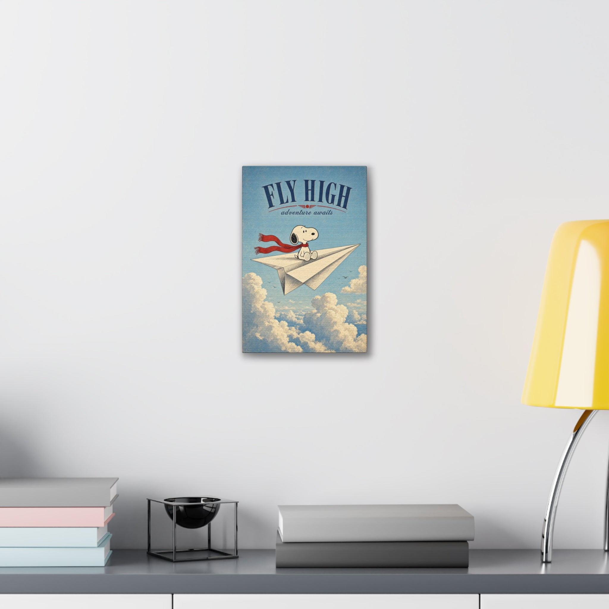 Snoopy Fly High Canvas
