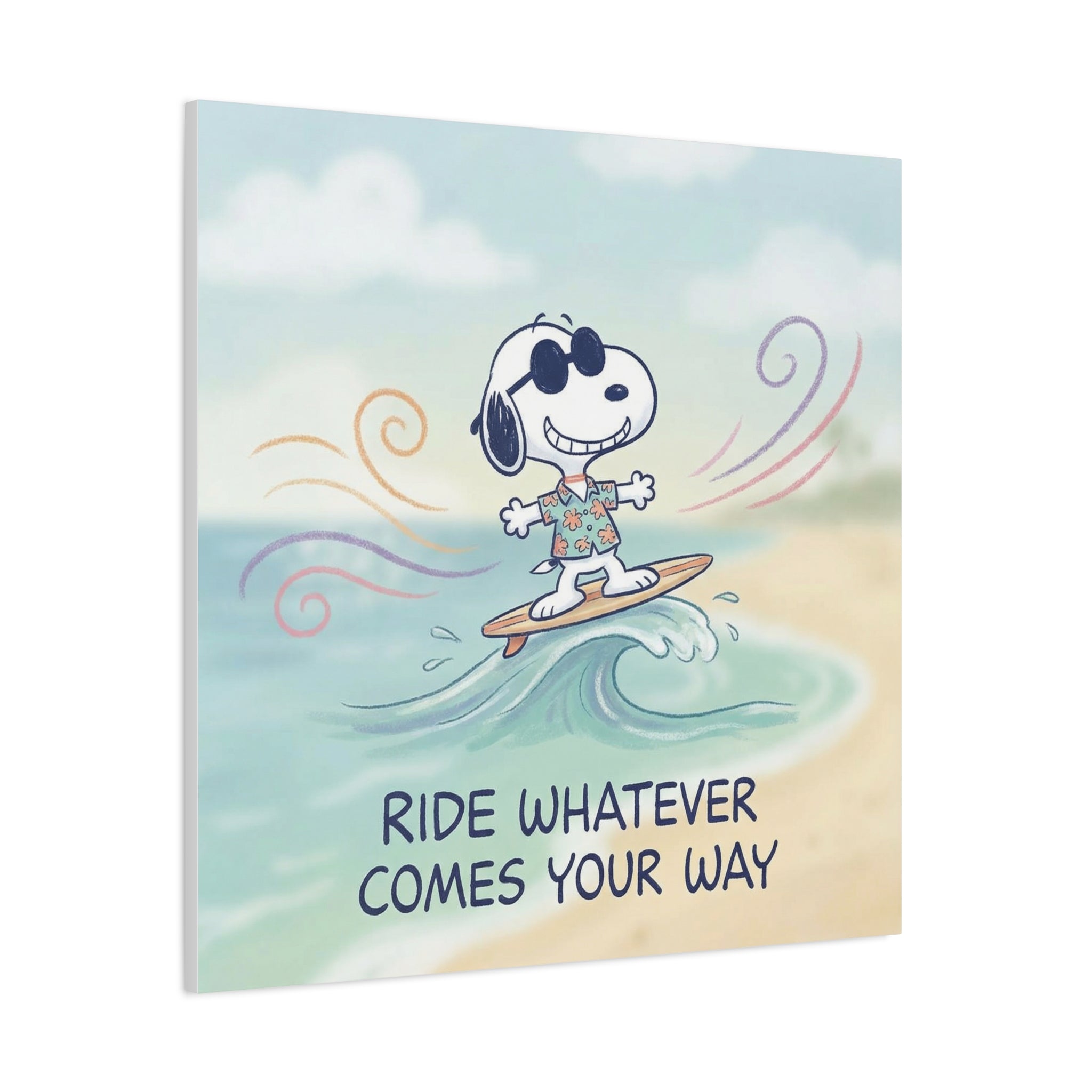 Ride Whatever Comes Canvas