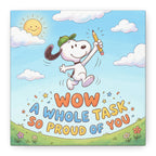 Whole Task Proud Canvas