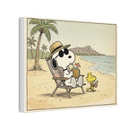 Autumn Doghouse Snooze Canvas