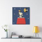 Snoopy DJ Doghouse Canvas