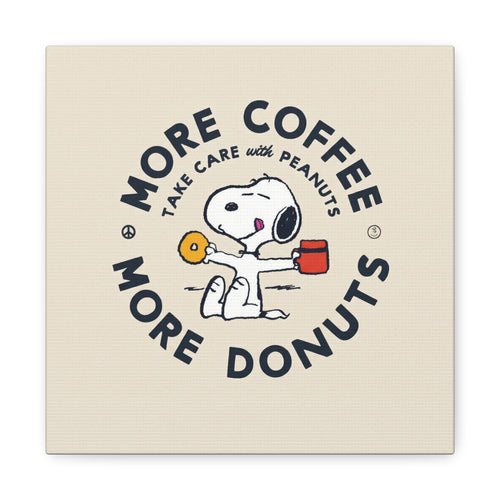 Coffee And Donuts Canvas